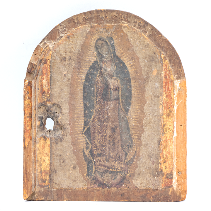 Puerta de Sagrario con Virgen de Guadalupe