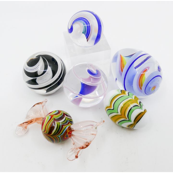 Box Contemporary Art Glass Marbles