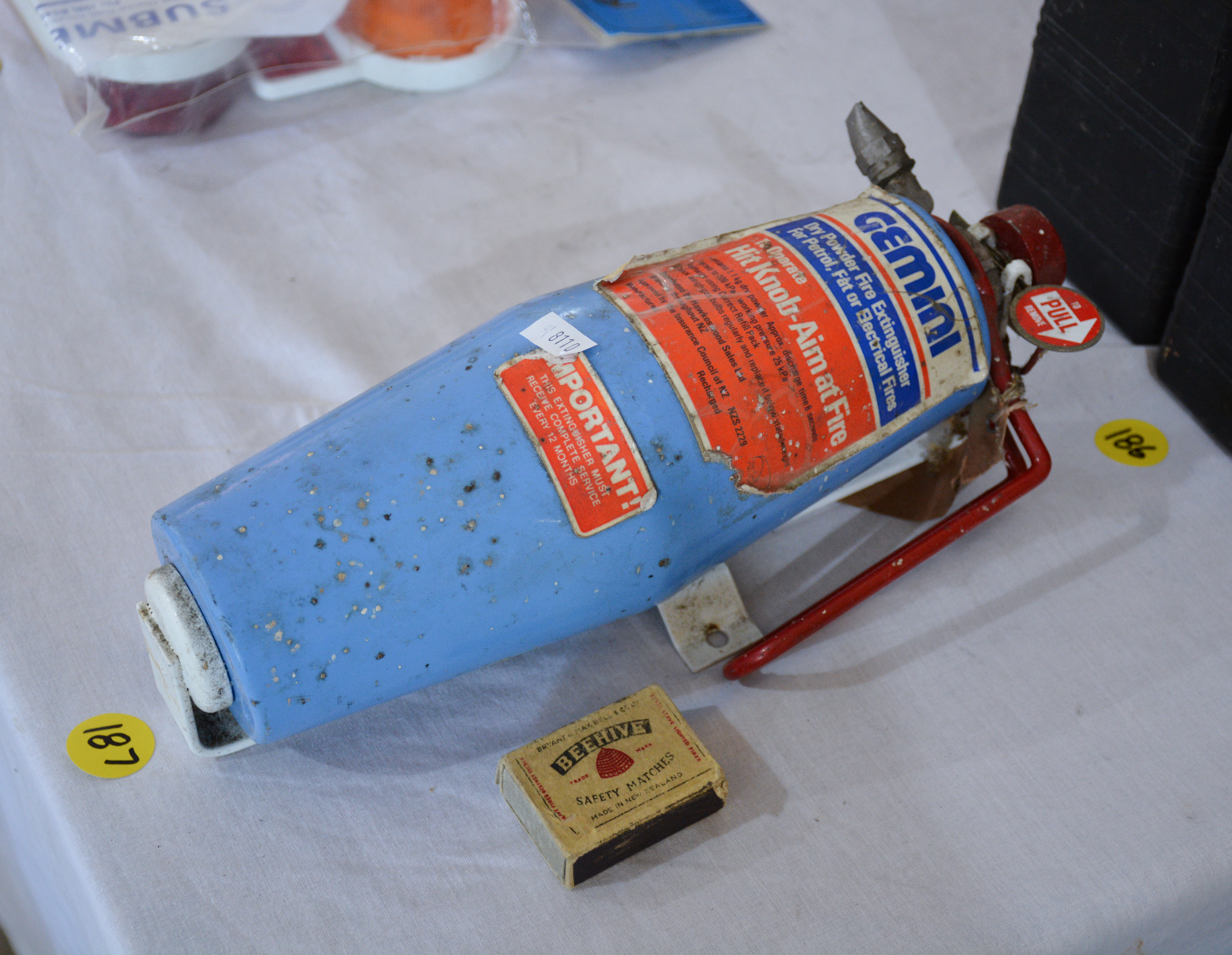 Gemini Fire Extinguisher — NZ auction result