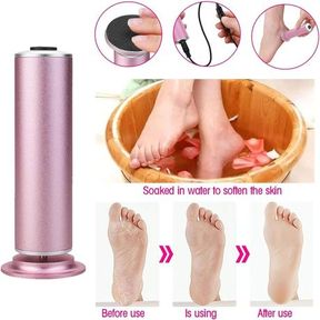 Electric Exfoliating Foot Callus Remover Pink | USED