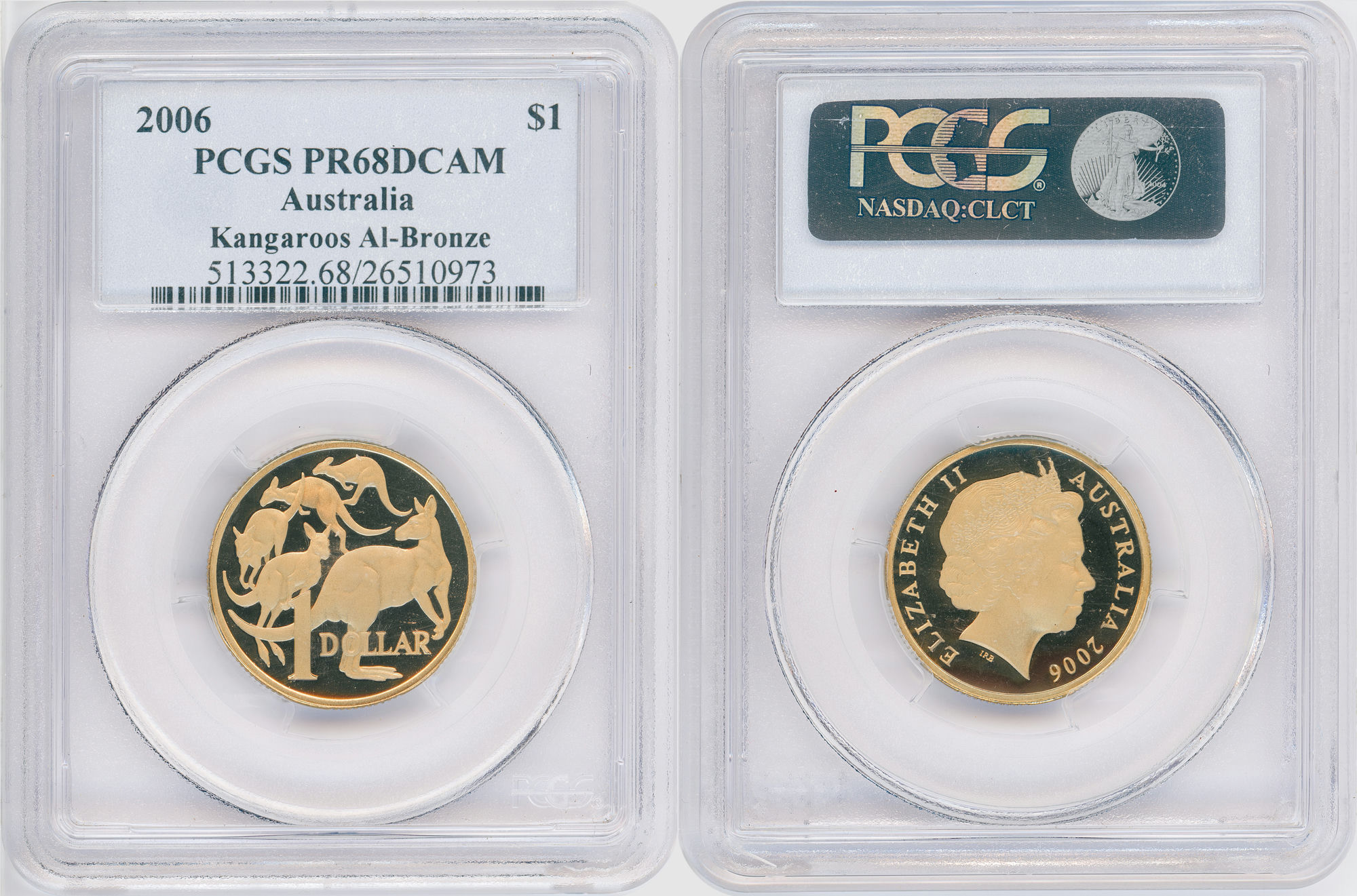One Dollar, 2006, PCGS PR68DCAM