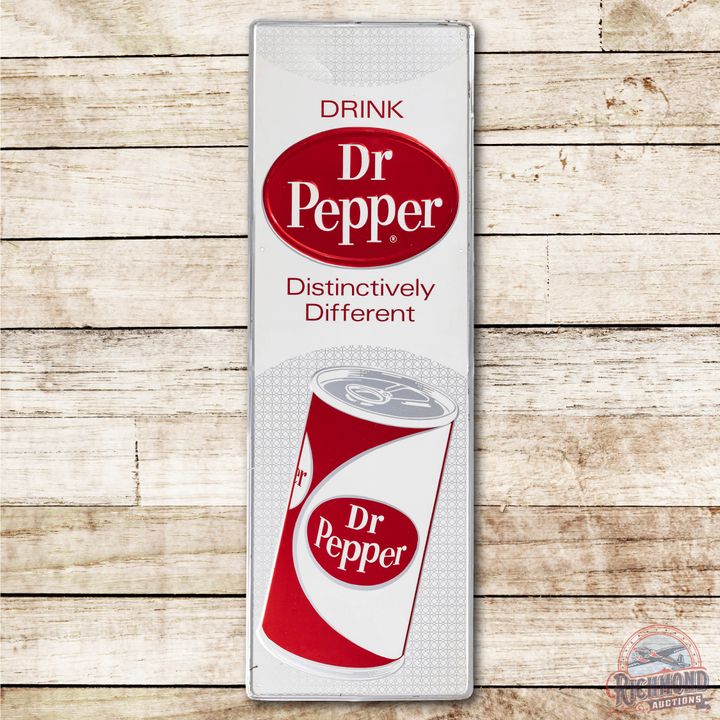 Drink Dr. Pepper Distinctively Different w/ Can Tin Sign