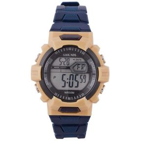 Cool Kids Shield Digital 50M WR Watch Green Yellow Boys |