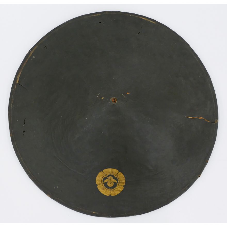 Meiji Japanese Woven Jingasa Samurai Hat 18''