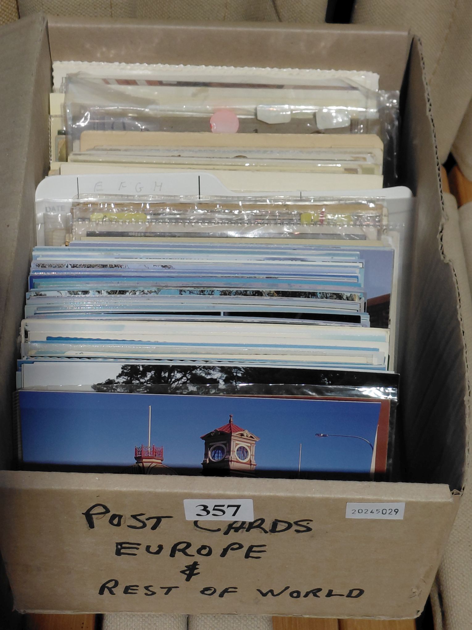 357 · POSTCARDS - TRAINS AND GENERAL