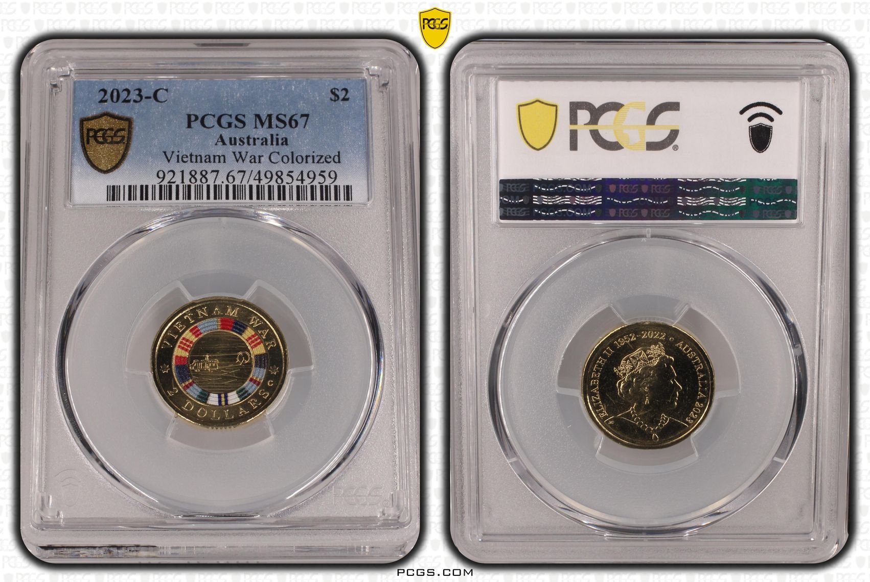 Vietnam War Colorized , Two Dollar, 2023-C, PCGS MS67
