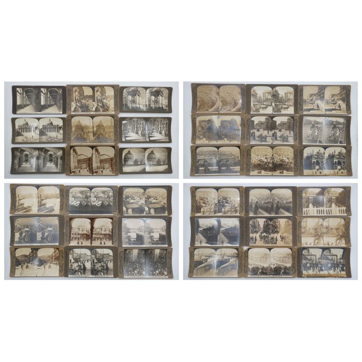 Stereograph Cards - Italy (x36)