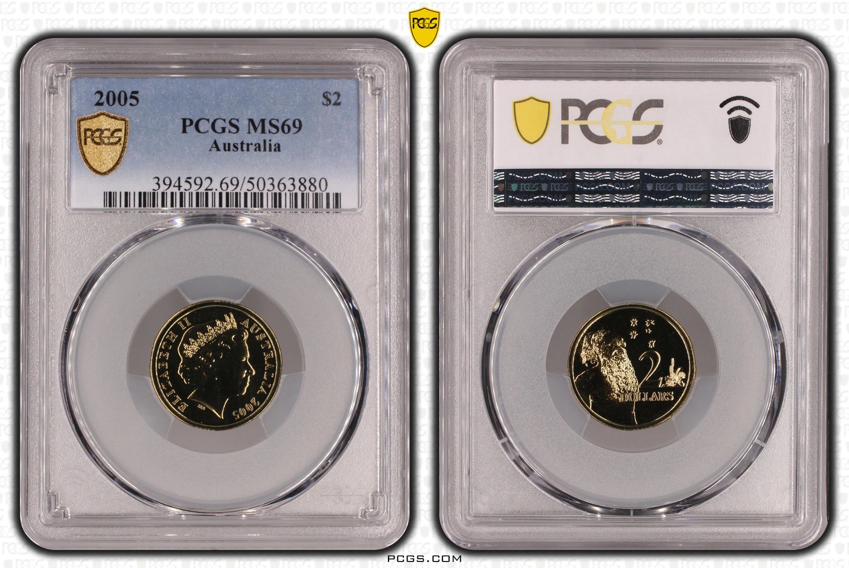Two Dollar, 2005, PCGS MS69
