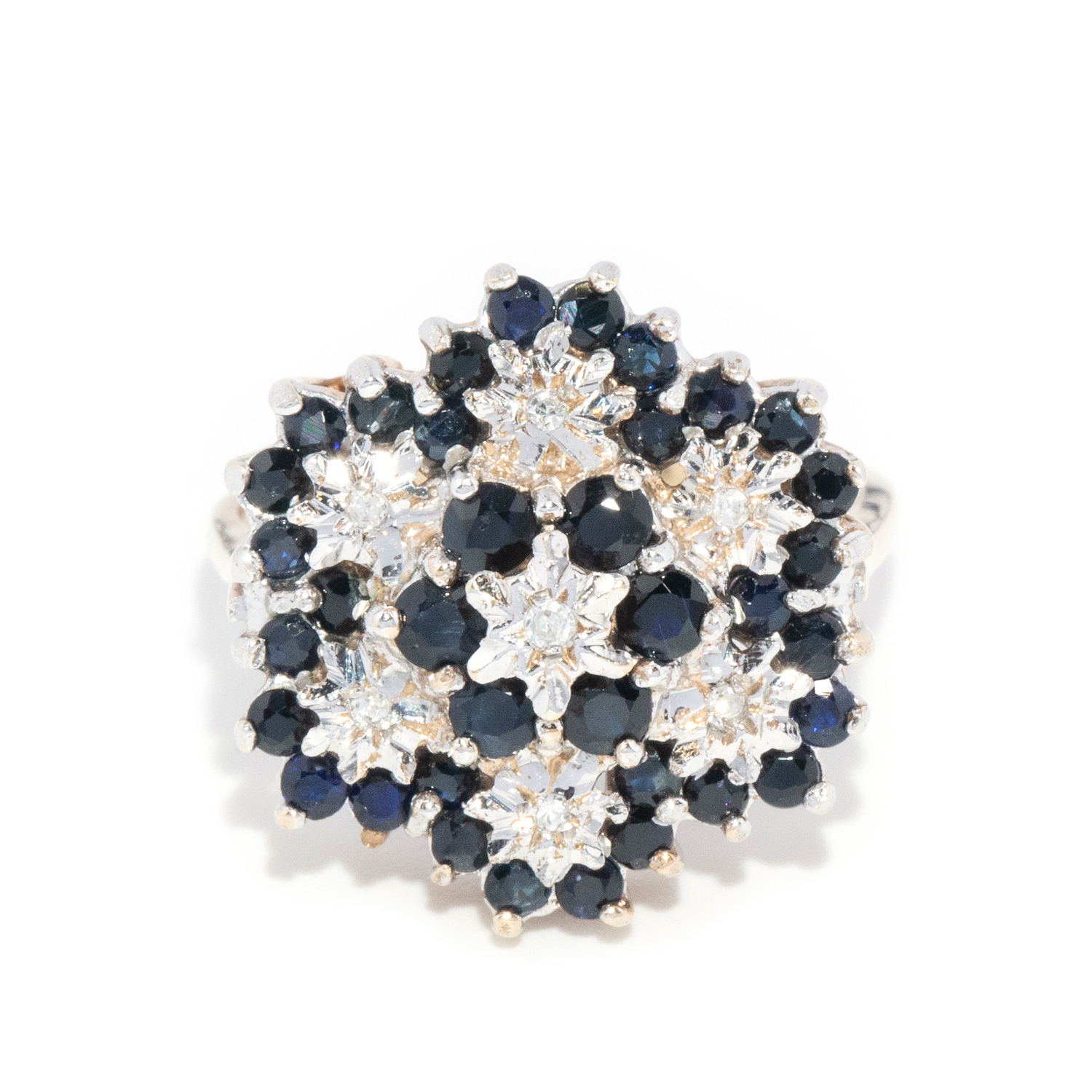 9ct Sapphire and Diamond Ring