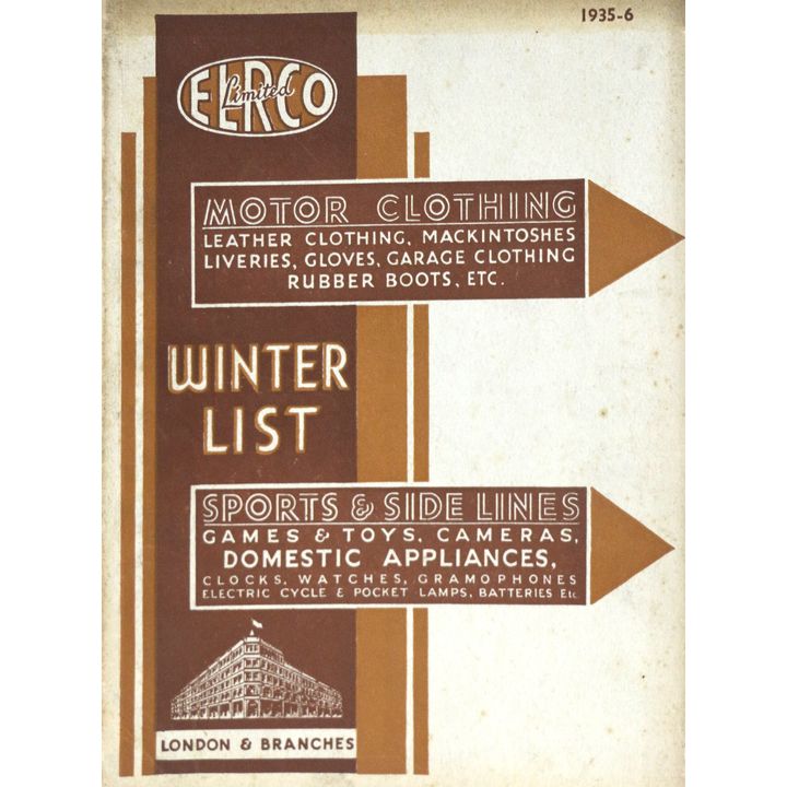 ELRCO LIMITED  -  CATALOGUE 1935-6
