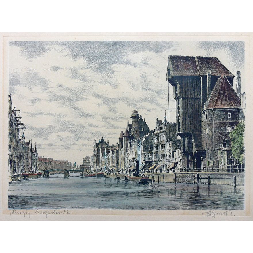 Artysta nieokreślony | Długie Pobrzeże, l. 30. XX w.