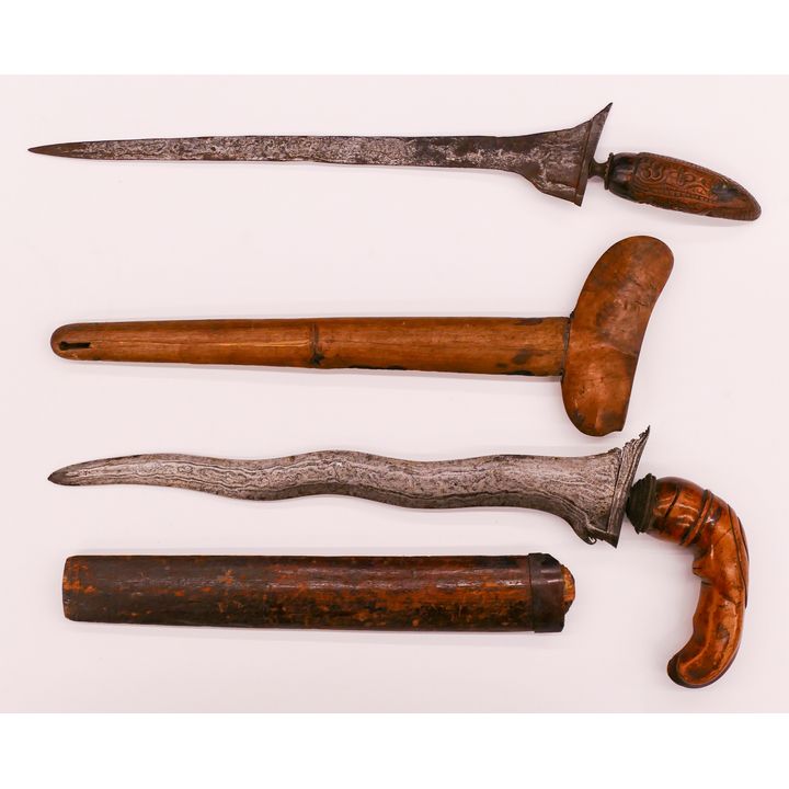 2pc Indonesian 19th Cent. Kris Small Daggers