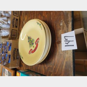 Set of 4 Annual DILLARDS Fiesta Christmas dinner plates