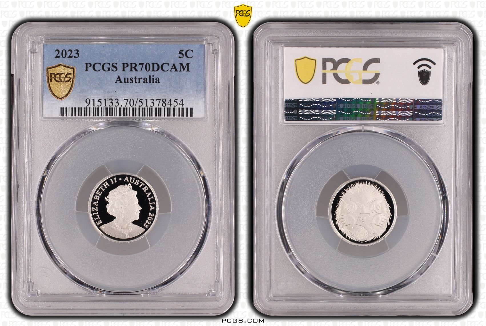 Five Cent, 2023, PCGS PR70DCAM