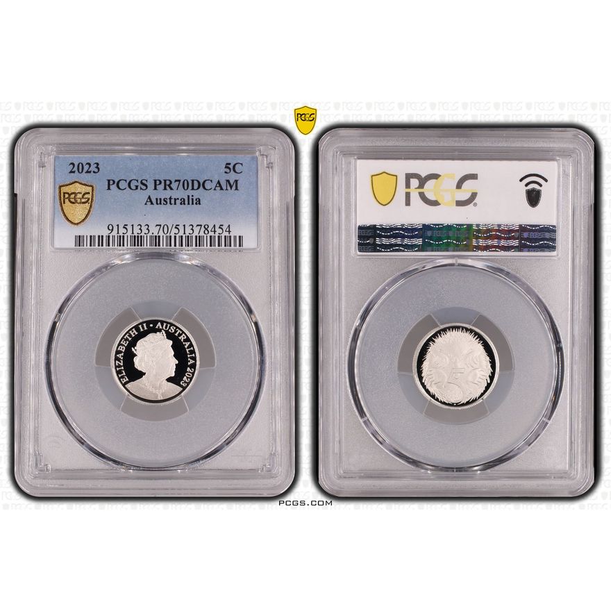 Five Cent, 2023, PCGS PR70DCAM