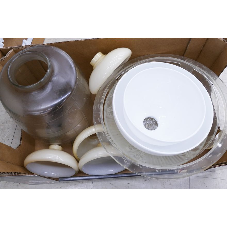 Box Glass Lampshades Etc