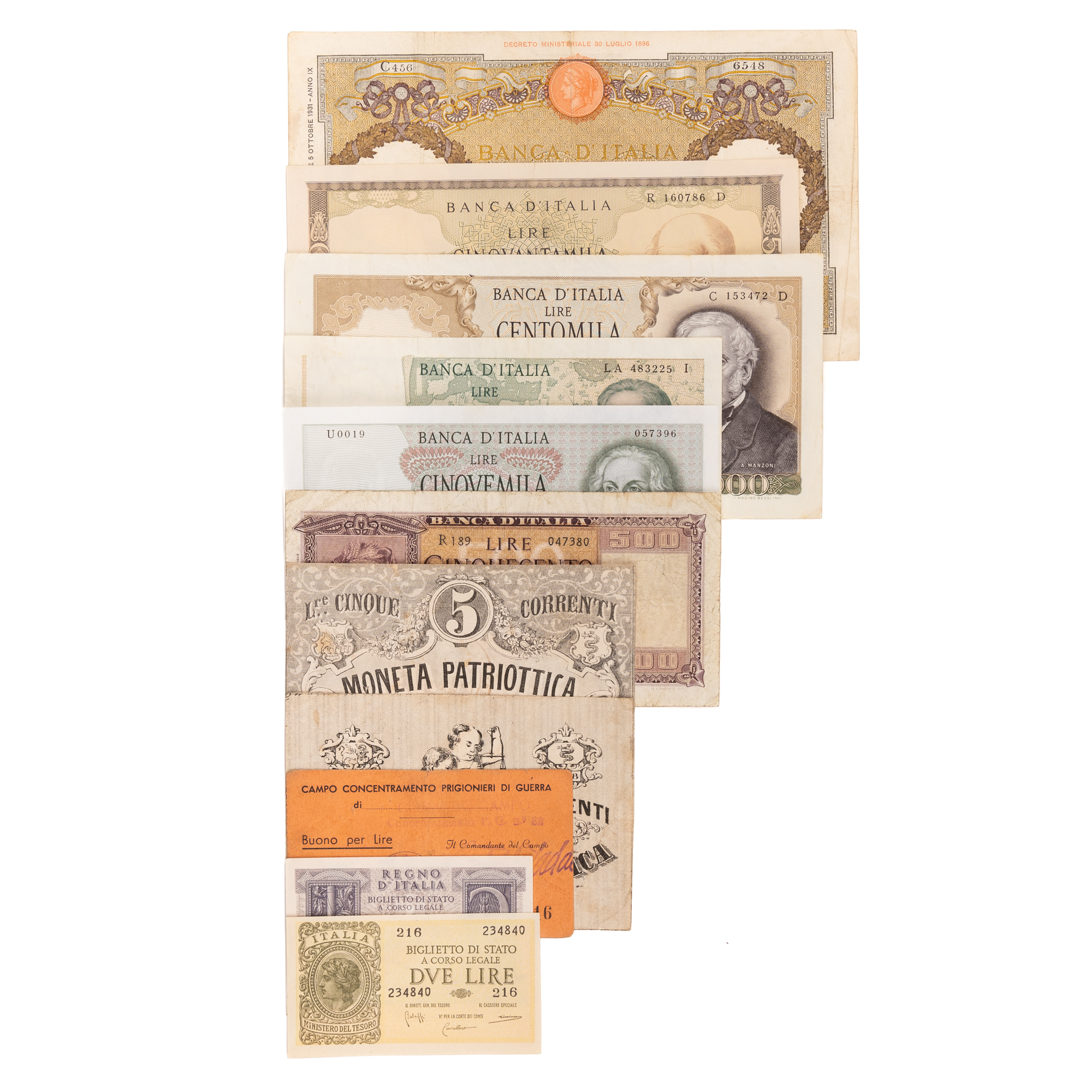 Italy, Accumulation, 1800s - 1900s, VG - EF