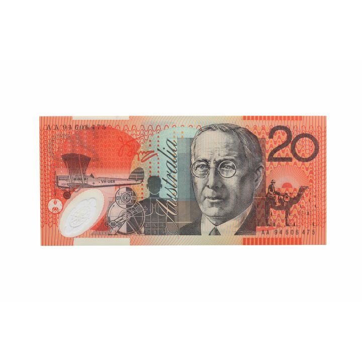 First Prefix - Fraser/Evans, Twenty Dollar, 1994 Uncirculated