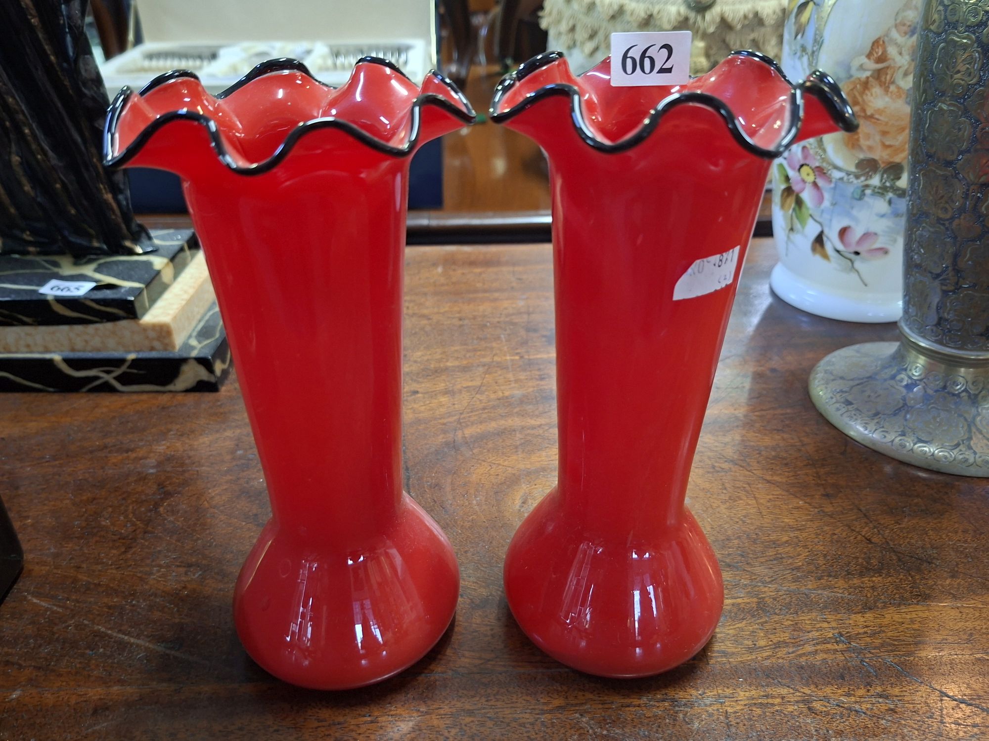 Pair Of Tango Glass Vases