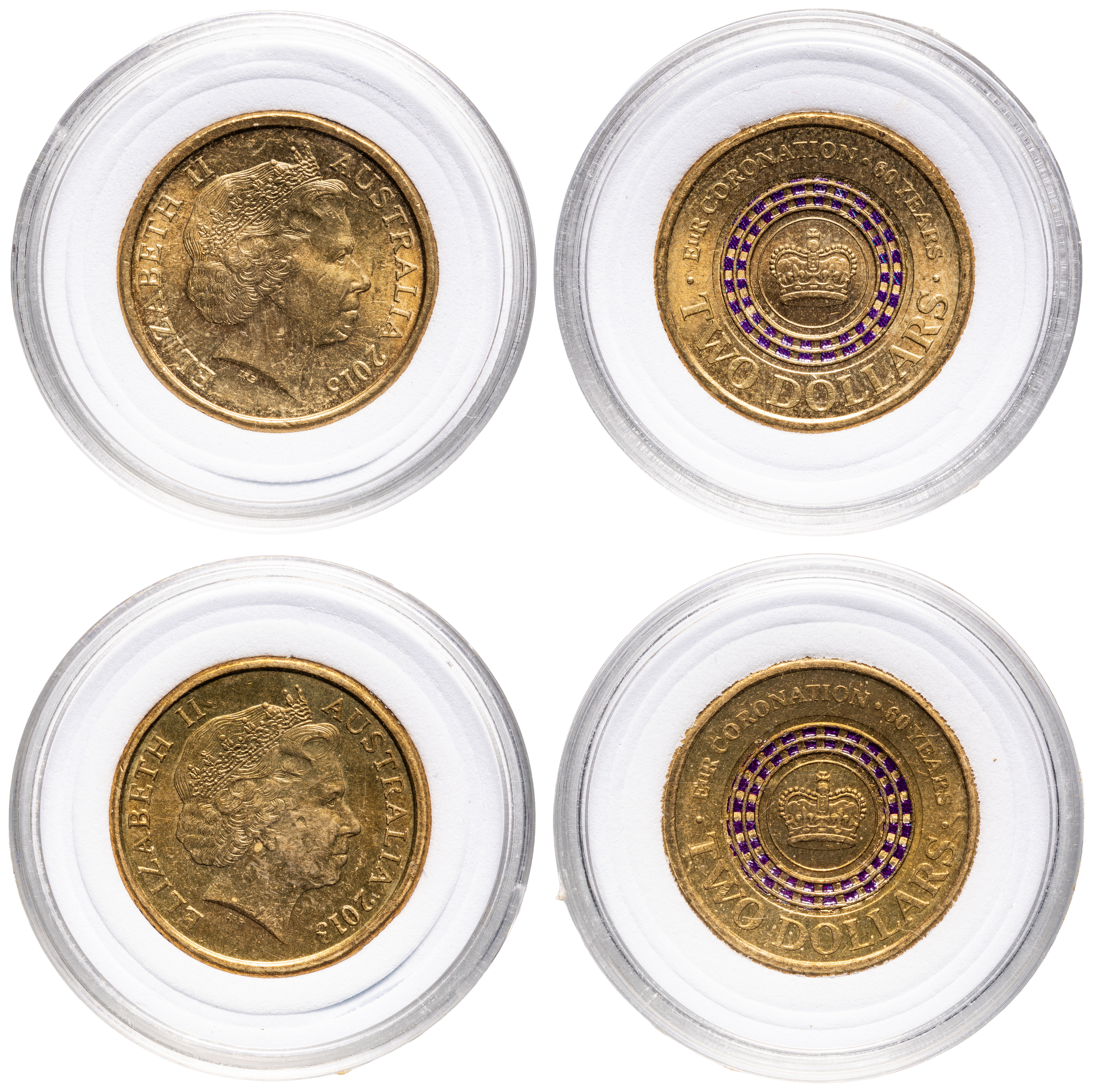 Elizabeth II, RAM - QEII Coronation, Two Dollars, 2013, UNC