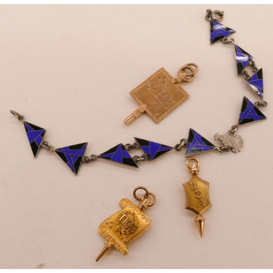 Box Vintage Fraternal Jewelry- 4pc Total