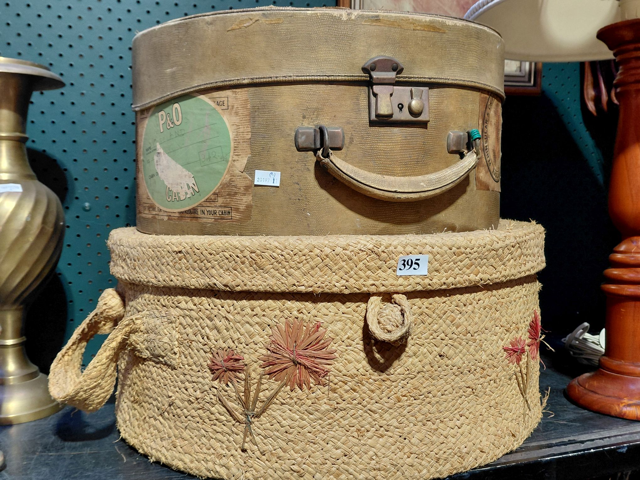 Two Vintage Hat Boxes