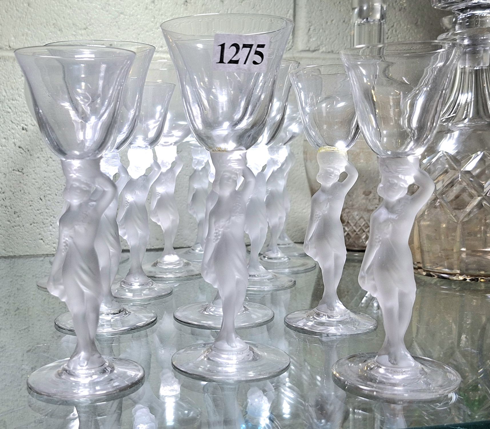 1275 · FROSTED LADY STEM GLASSES