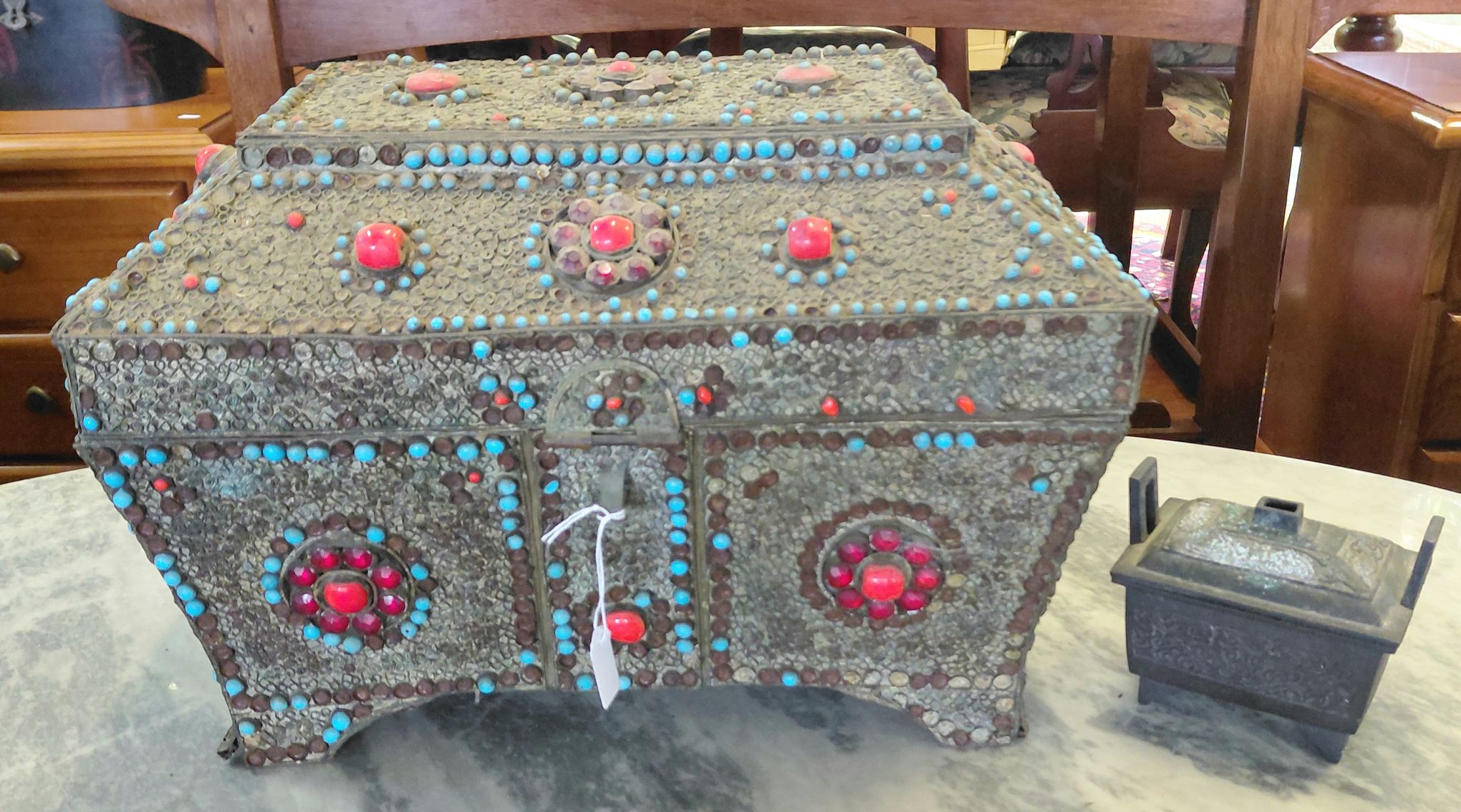 73 · ANTIQUE INDIAN CHEST