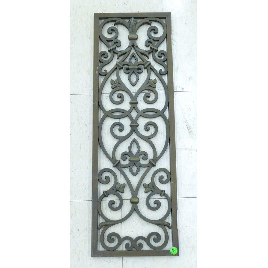 Ornate Bronze Decorative Grate Panel 27.5''x9''