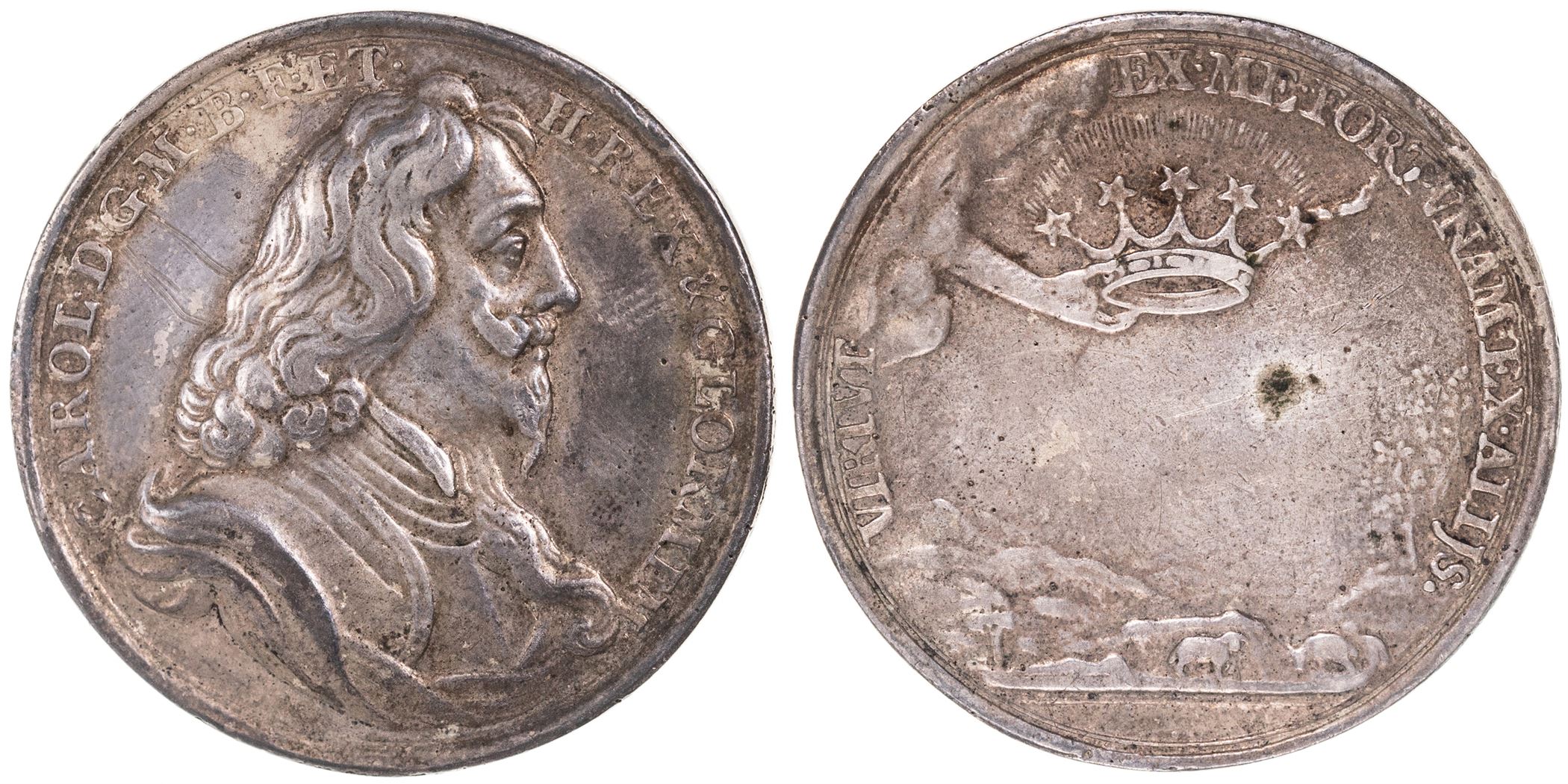 Charles I, (1625-1649), Death and Memorial, VF