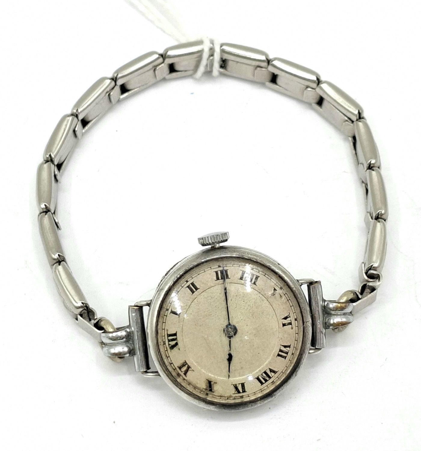 1043 · LADIES SILVER WRIST WATCH