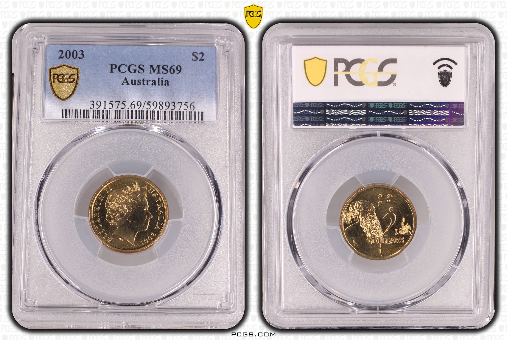 Two Dollar, 2003, PCGS MS69