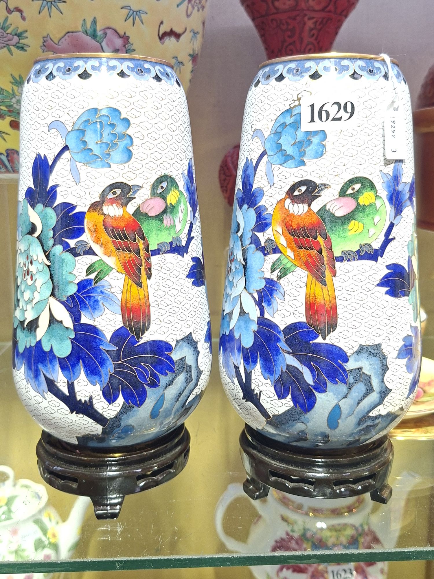 Chinese Cloisonne Vases