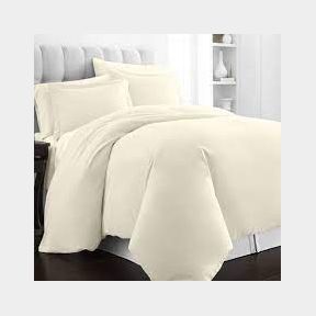 Pizuna Cotton Duvet Cover Set 400TC Bedding Set - Beige - Single-51464/4338 B4 (S6)