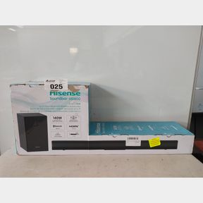 HISENSE 2.1CH 140W BLUETOOTH SOUND BAR WITH WIRELESS SUBWOOFER