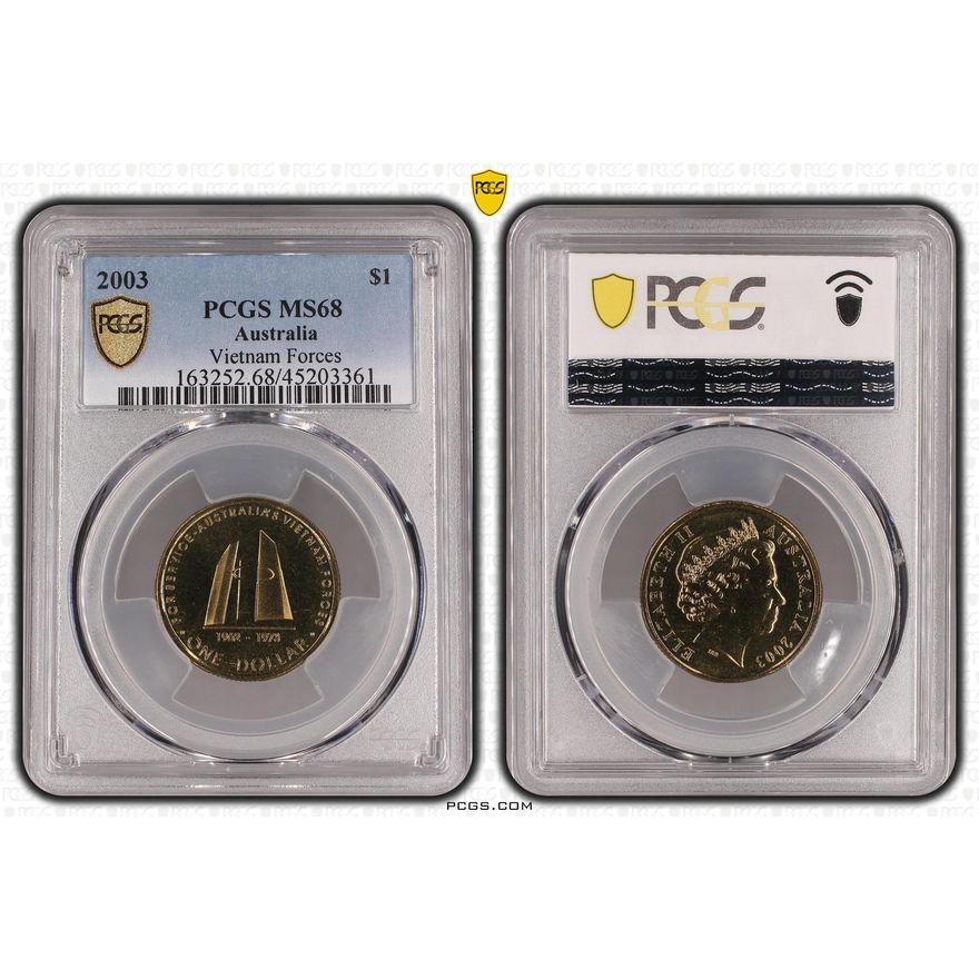 Vietnam Forces, One Dollar, 2003, PCGS MS68