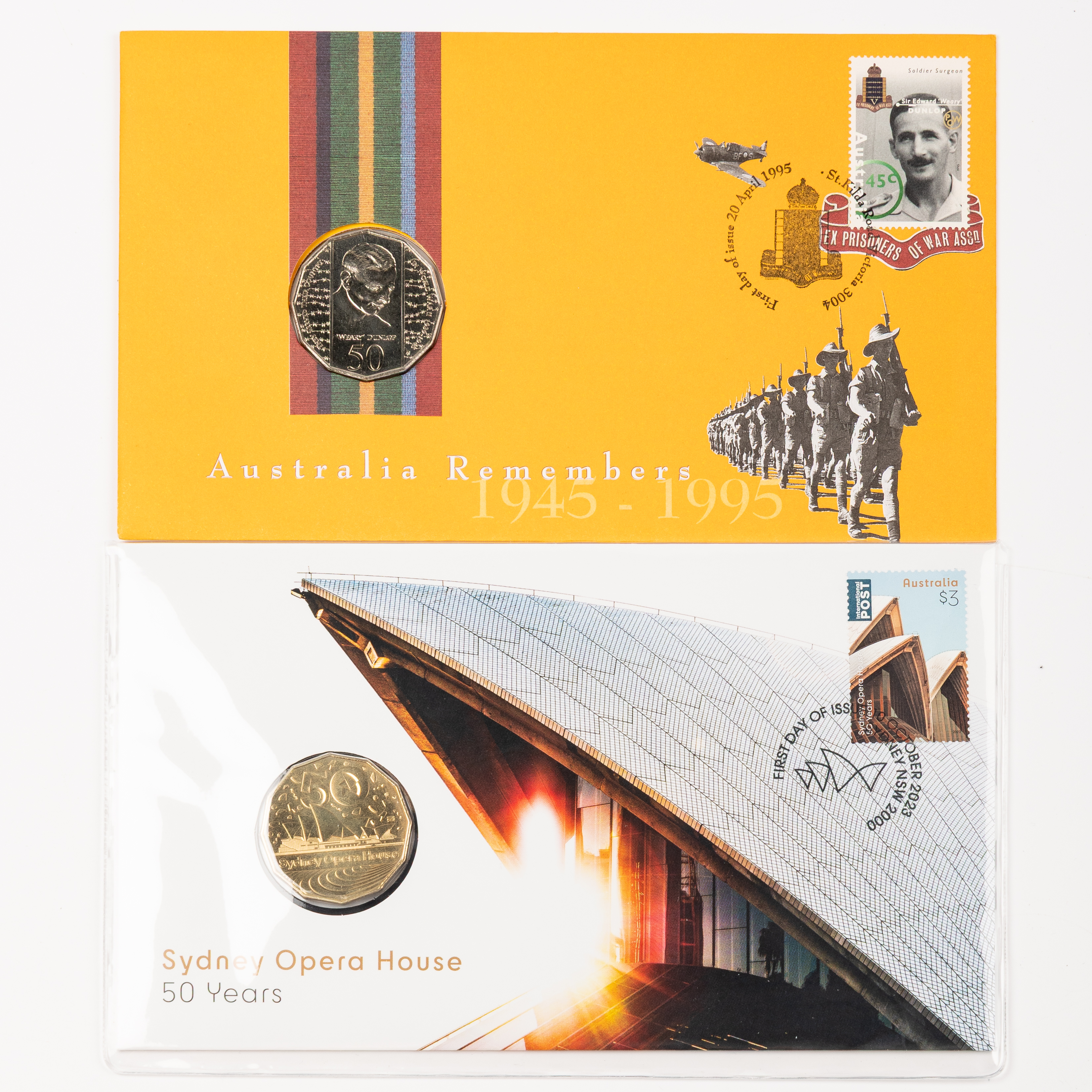 Elizabeth II, Australia Remembers & Sydney Opera House 50 Years, Fifty Cents, 1995 - 2023, UNC