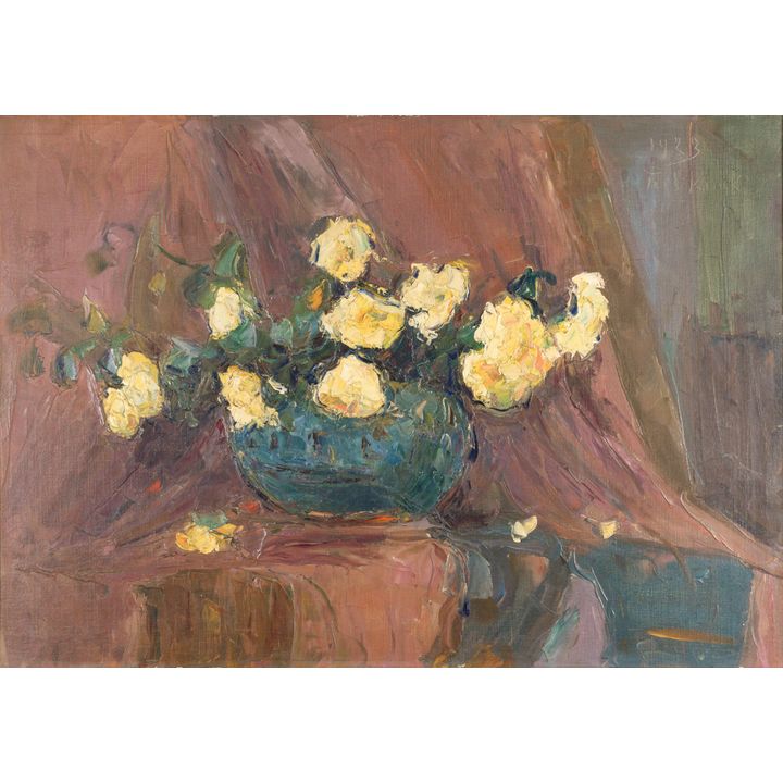 Włodzimierz Terlikowski | Żółte róże, 1923 r.