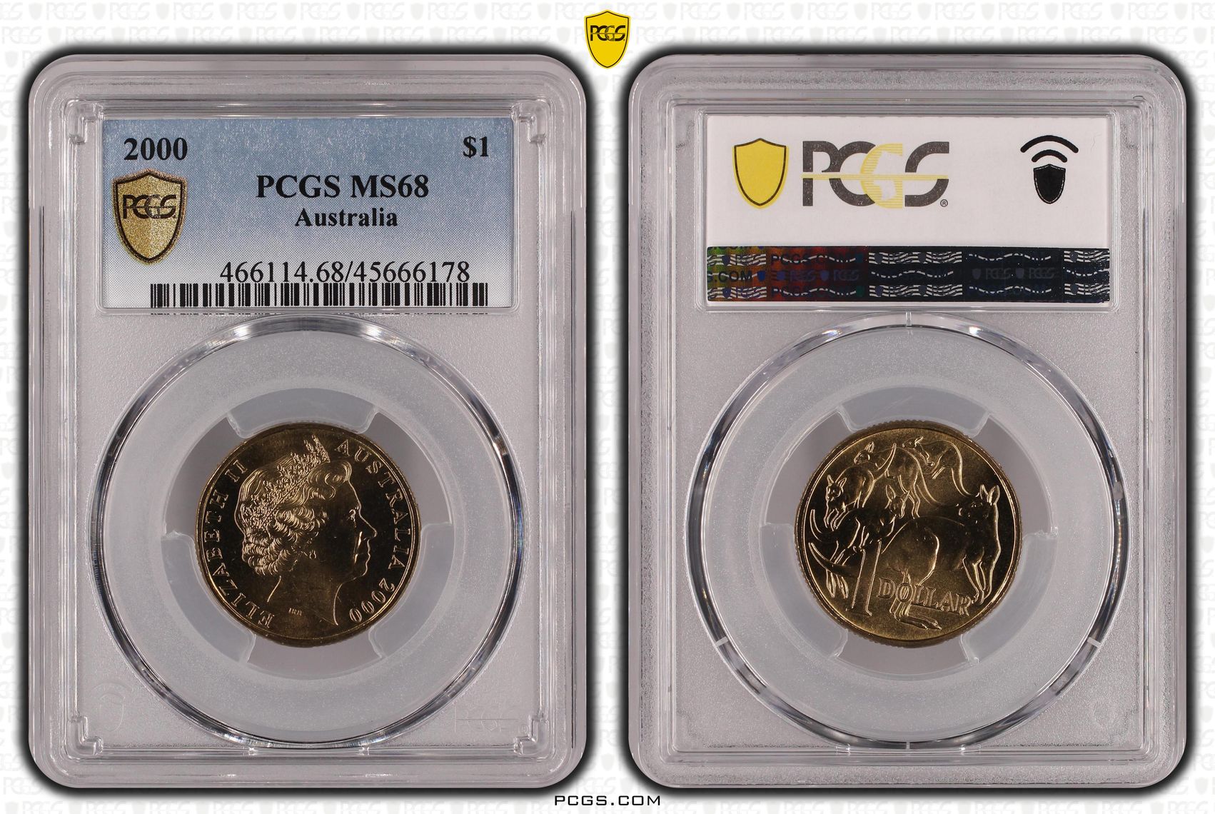, One Dollar, 2000, PCGS MS68