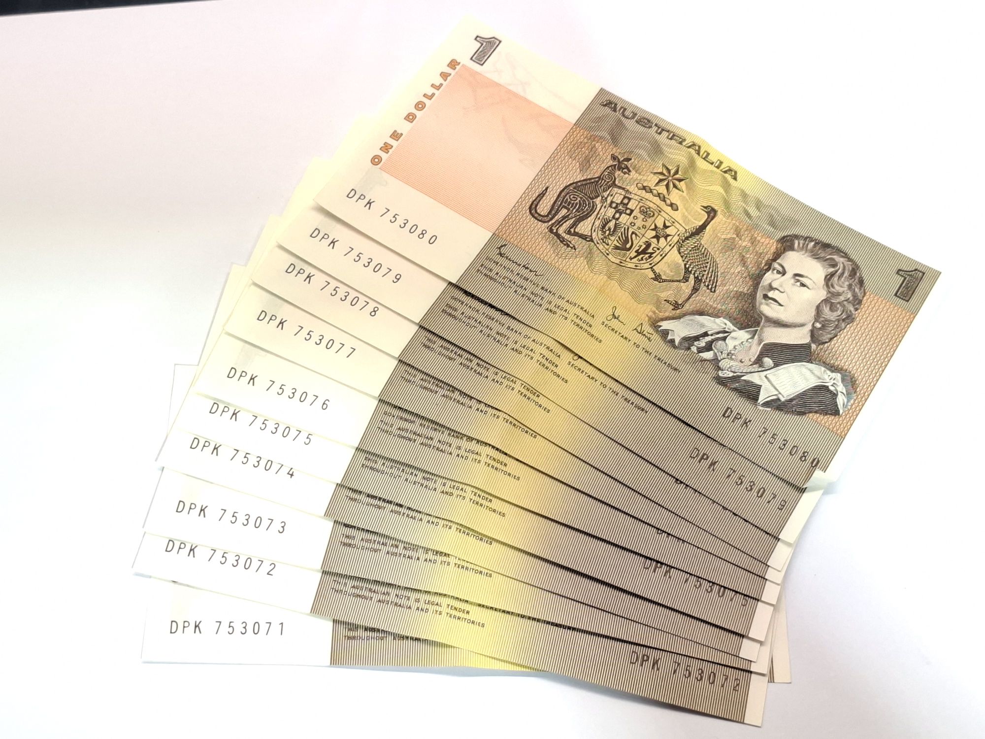 $1 Bank Notes