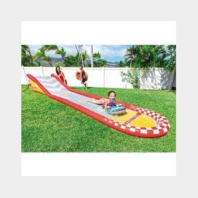 Intex Racing Fun Slide - 18ft 5in L x 3ft 11in W x 2ft 6in inflated | PK 51672/785 B5 (S4)