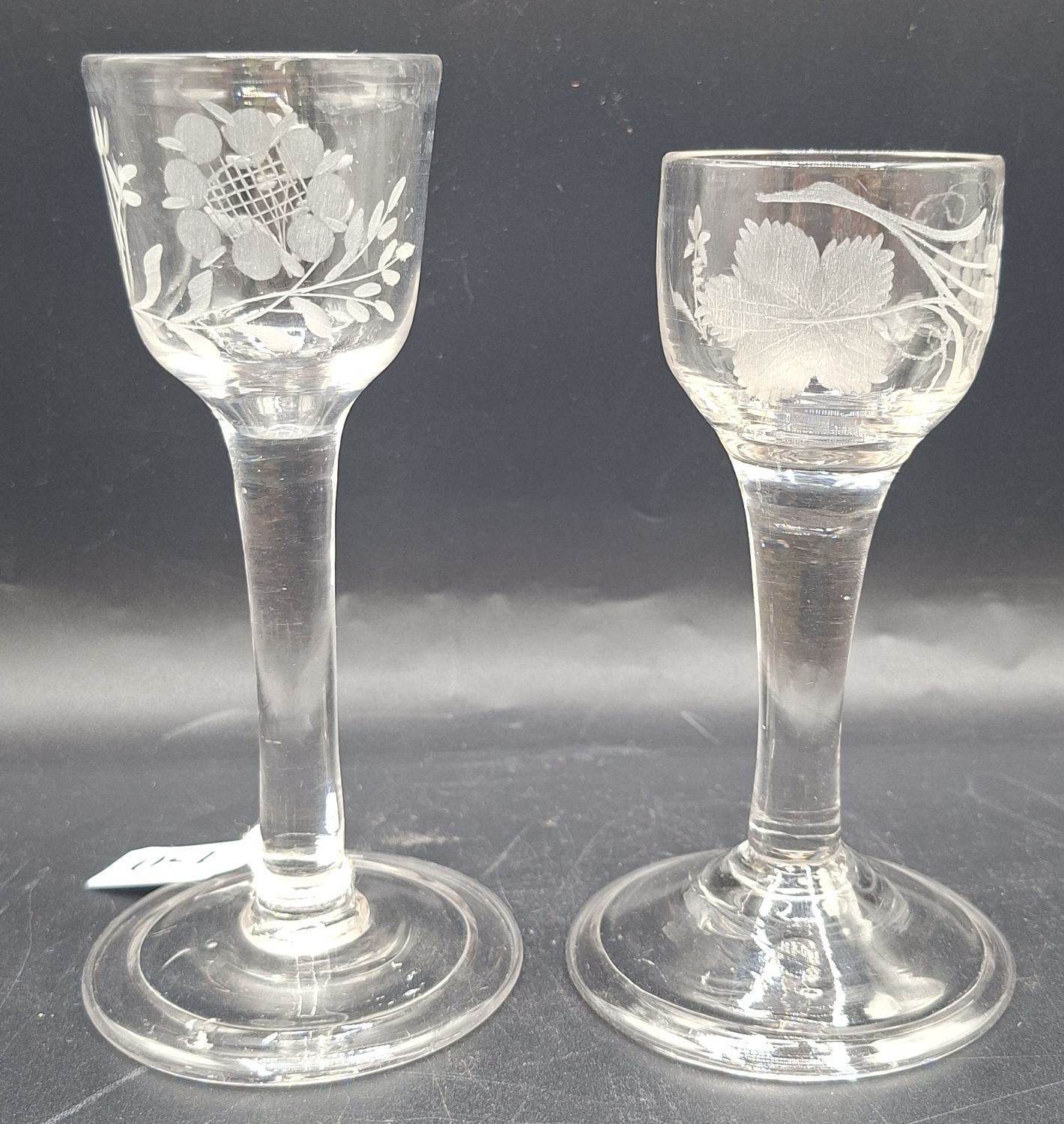 150 · 18TH CENTURY CORDIAL GLASSES