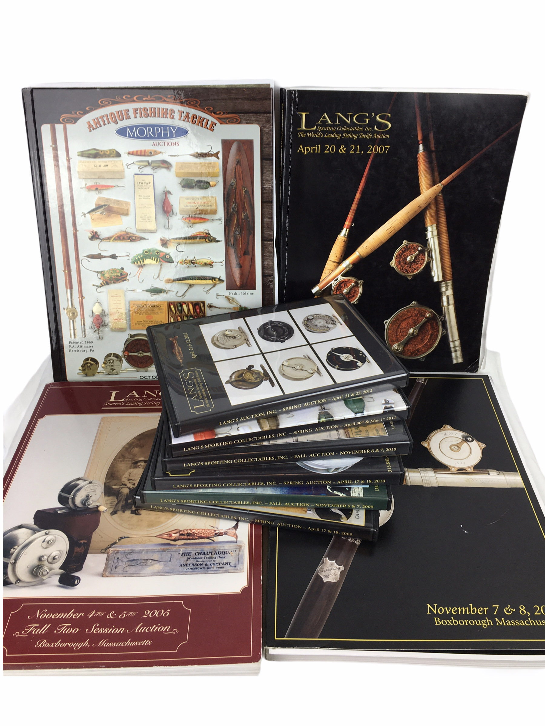 3 Langs Auction Catalogs 6 Langs Auction DVDs 