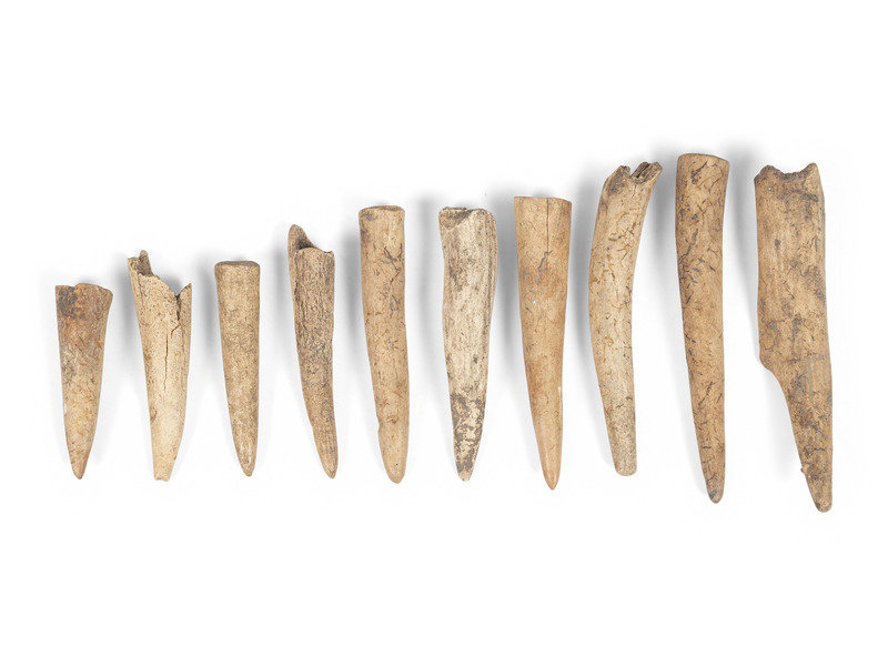 Antler Bone Projectile Points