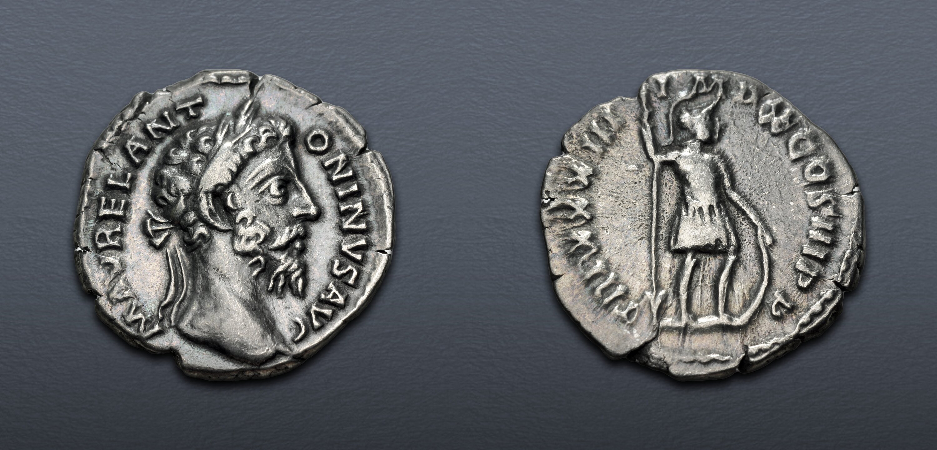 Marcus Aurelius. AD 161-180. AR Denarius (17.5mm, 2.58 g, 6h). Rome ...