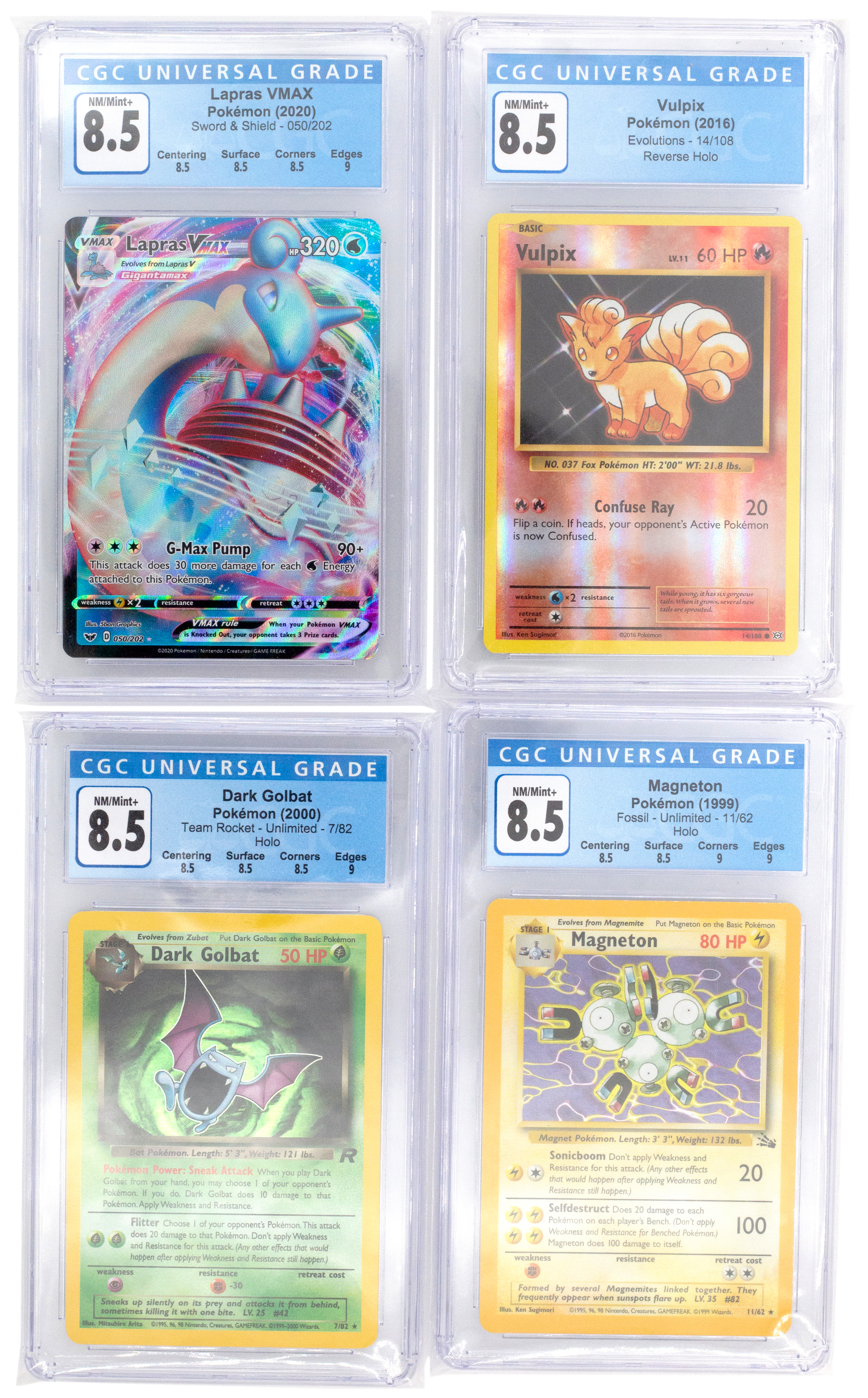 388 · Pokemon, 1999 - 2020, CGC 8.5, Near Mint/Mint+