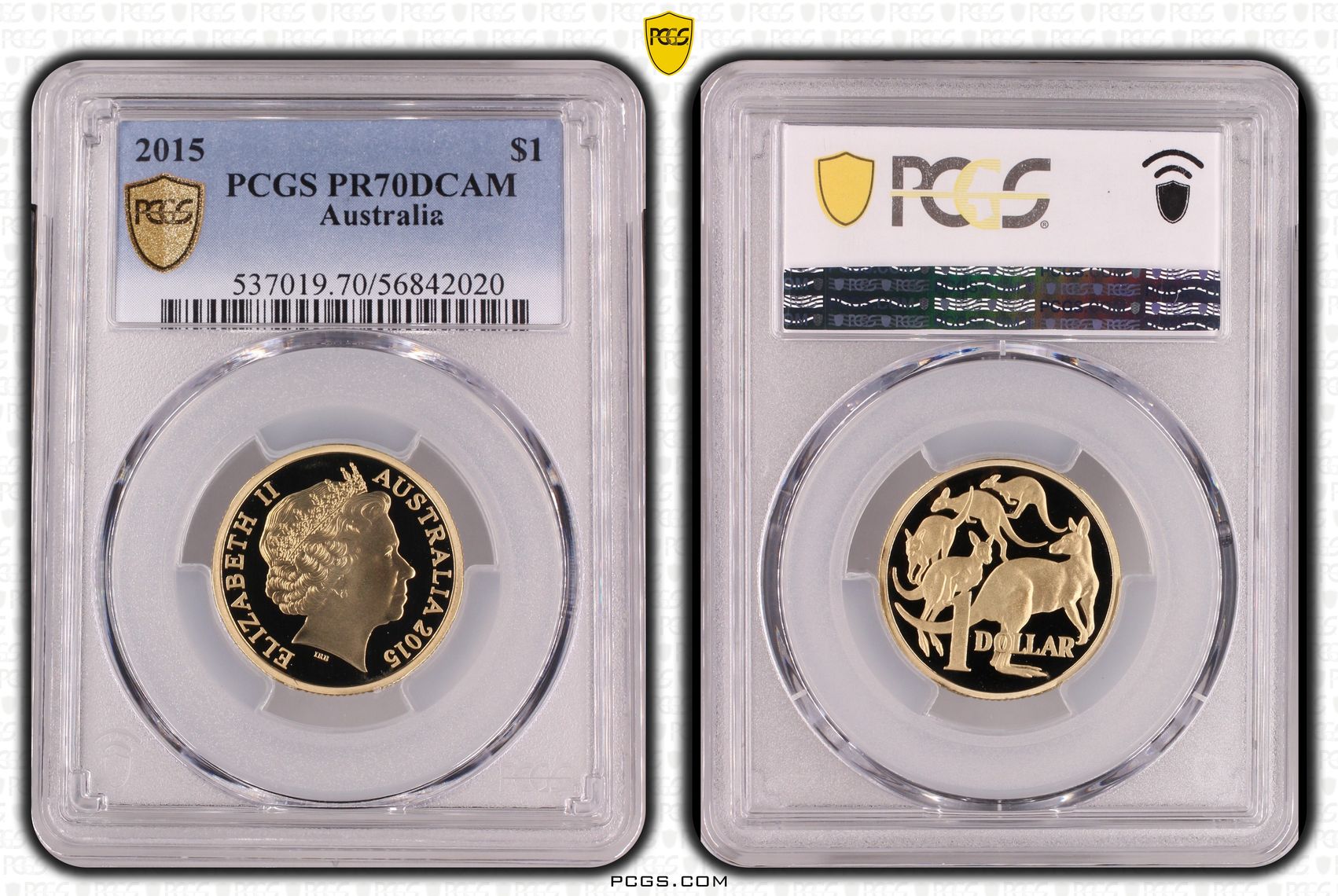 One Dollar, 2015, PR70DCAM