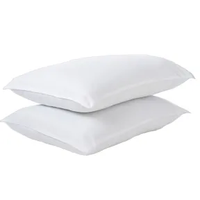 Twin Pack Pillows By Relax Collection White Standard | DIRTY/NOT THE SAME SIZE