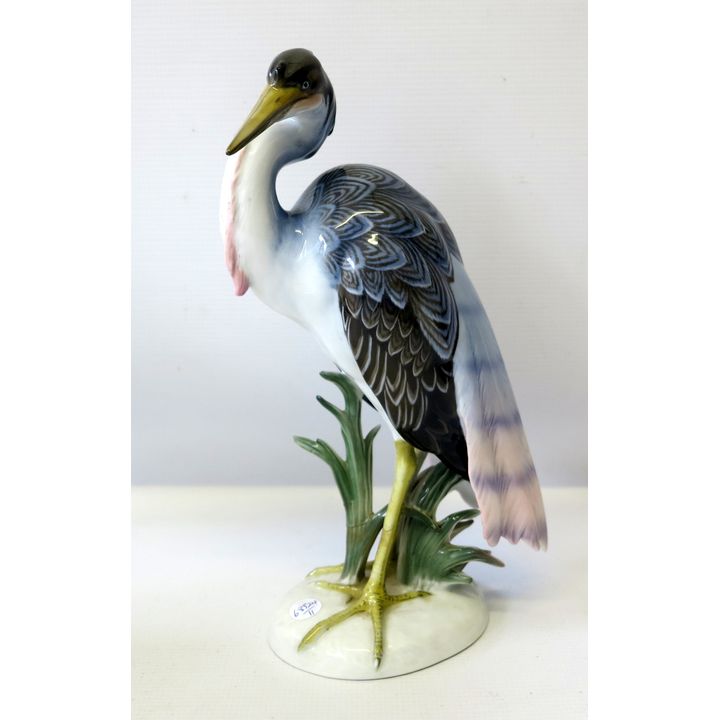 LARGE ROSENTHAL PORCELAIN HERON