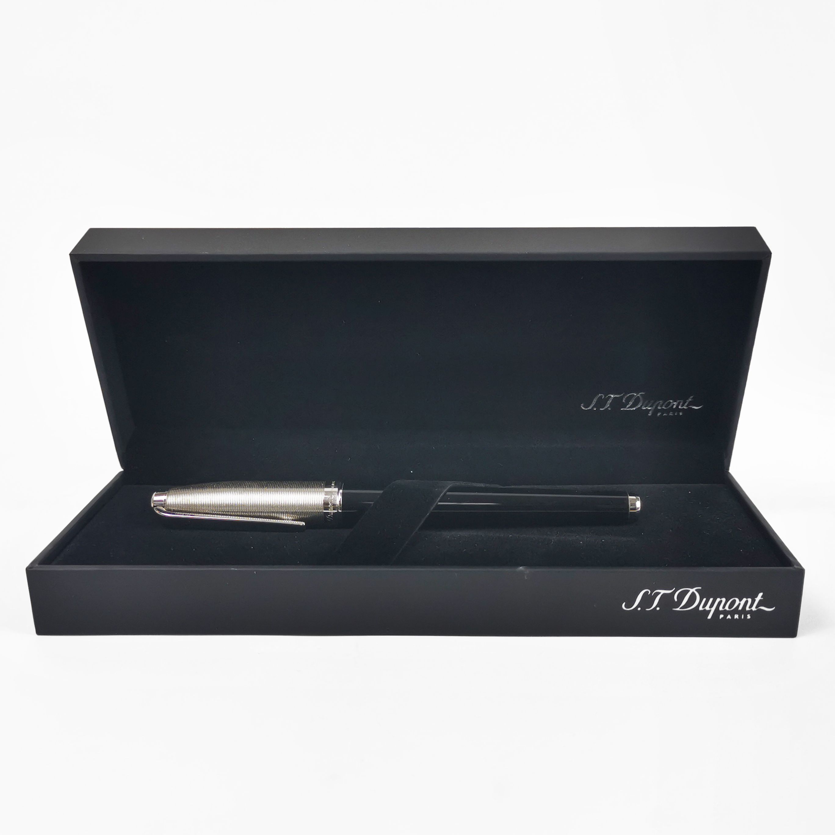 Boîte Vide S.T. Dupont Pour Stylo - Occasion, Pour Collection Ou Rangement, Dans Son état D'origine